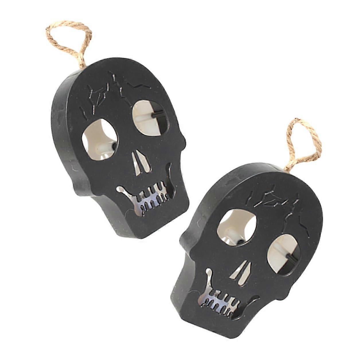 Halloween Table Lamps, Pumpkin Skeleton Design Night Lights for Parties