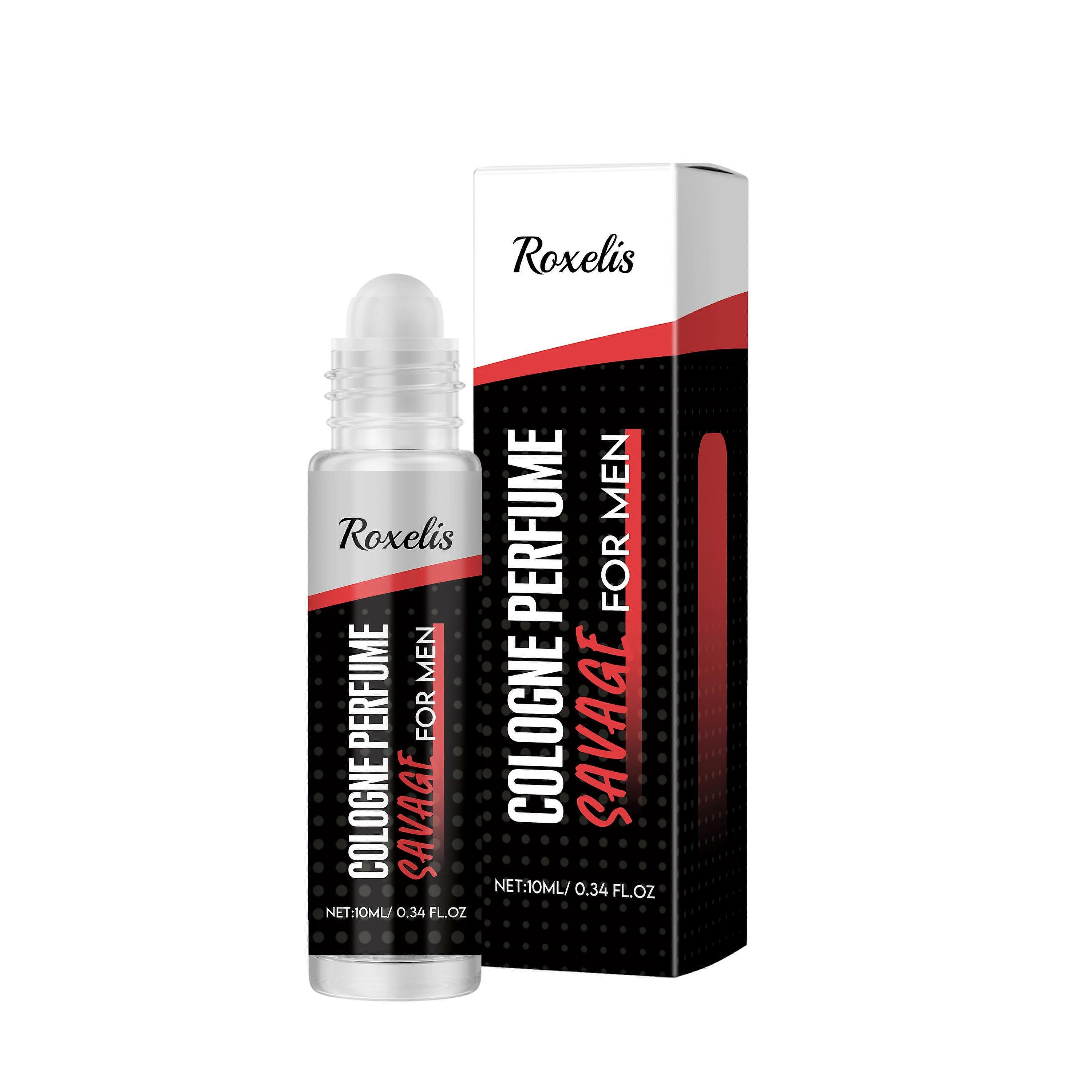 ROXELIS Men's Pheromone Roll-On Cologne 10ml Fresh Scent Long Lasting Fragrance for Social Occasions