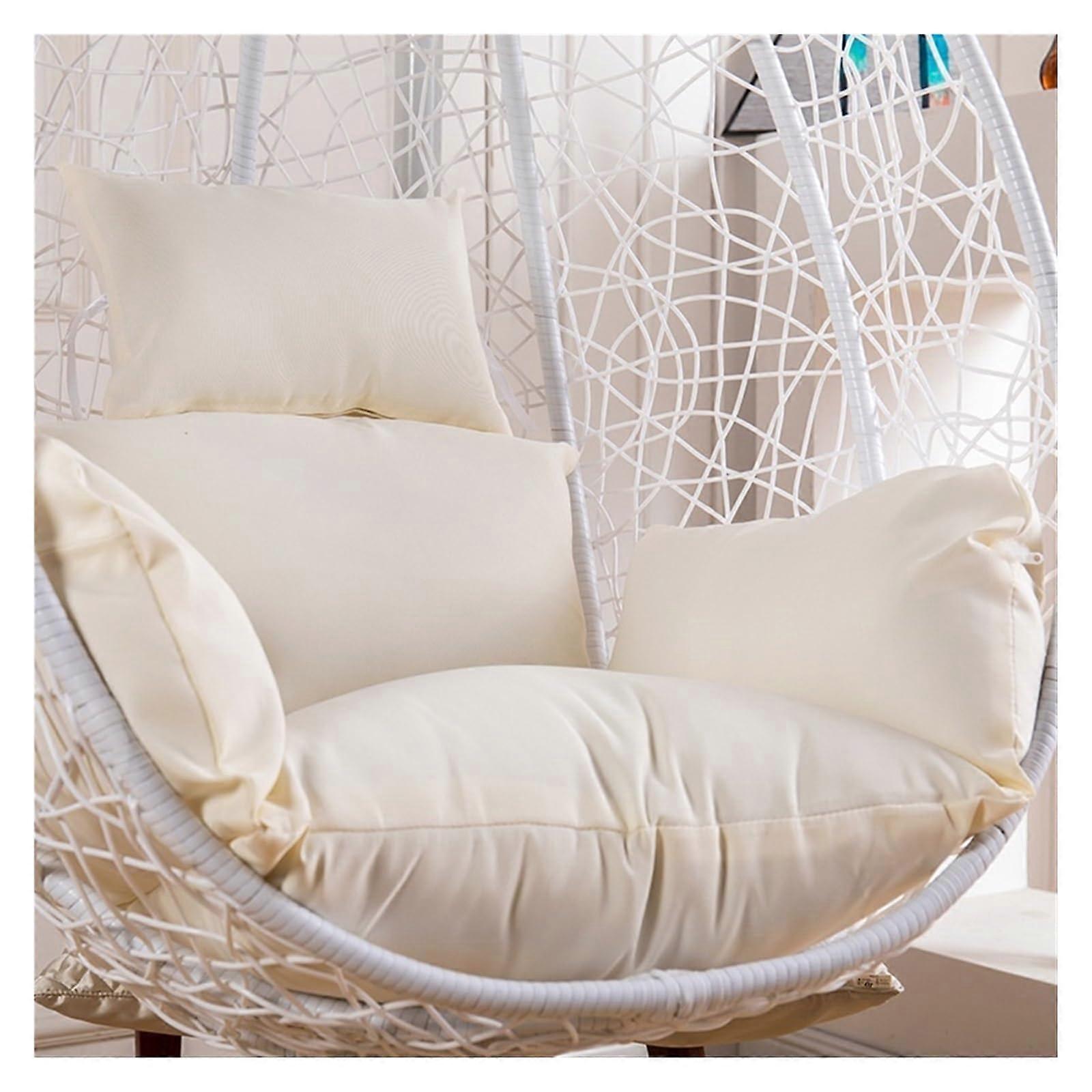 Beige Cushion for Rocking Chair, Hanging Chair Hammock Comfortable Seat Cushion for Swing and Garden Chairs for Relaxation and Outdoor Use