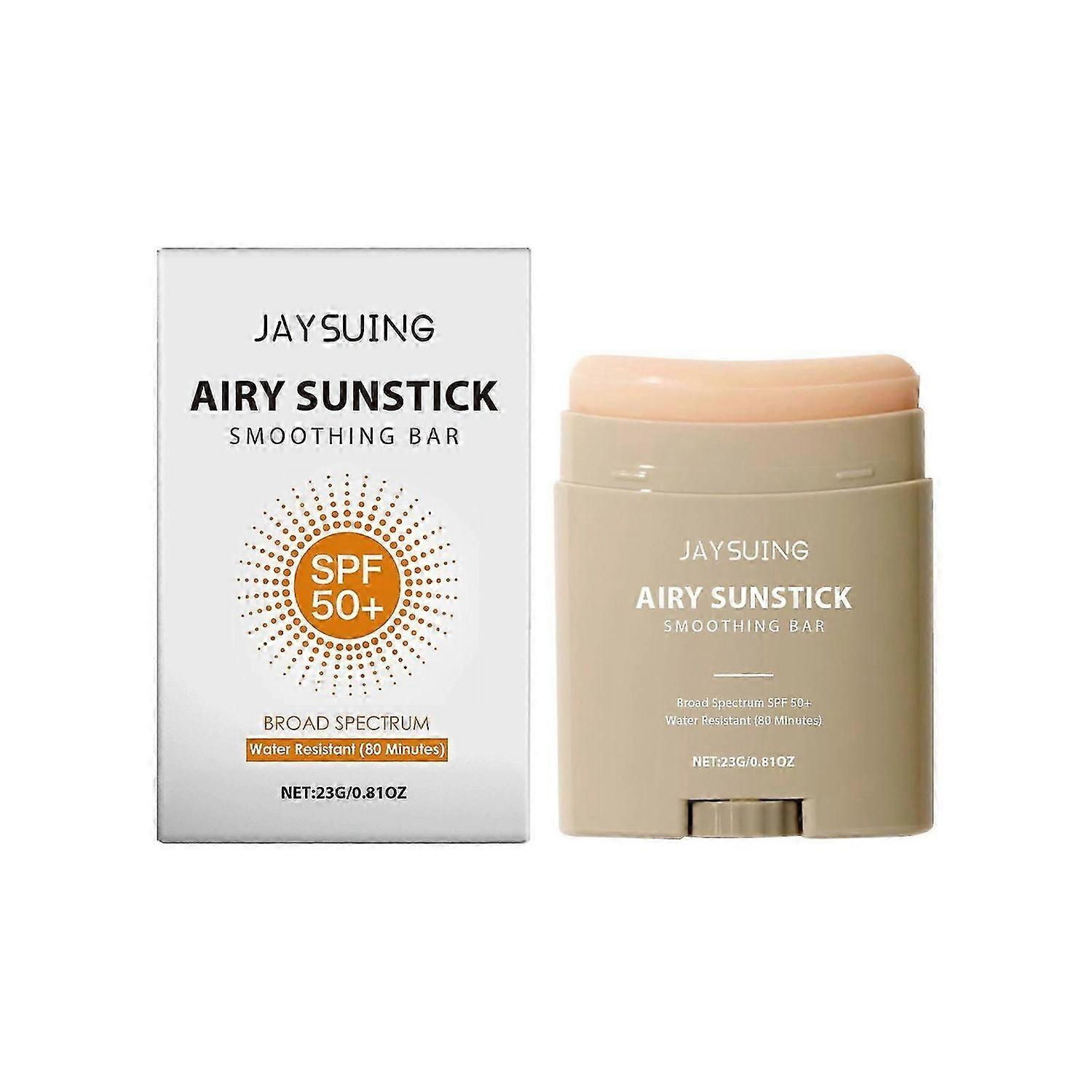 Sunscreen Stick SPF 50+ - Semi-Matte Sun Protection Bar, No White Cast, Broad Spectrum SPF50+, Light