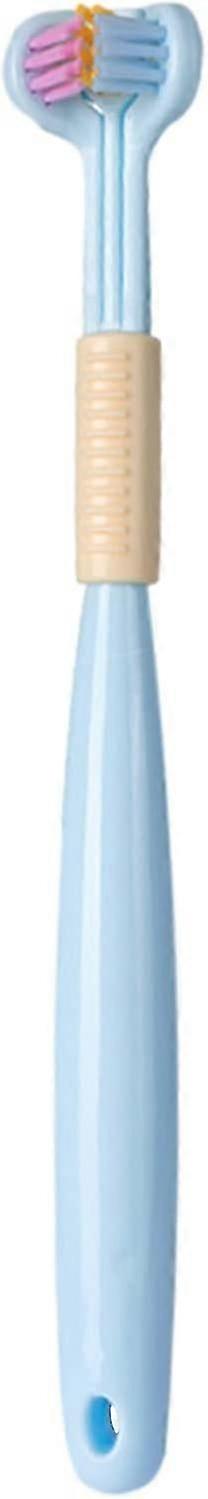 Triple Head Toothbrush, 3 Sided Toothbrush, Three-Faced Toothbrush Deep Cleaning Soft Bristle Triple