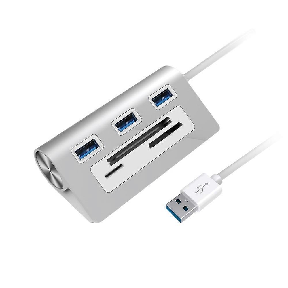 HC423 USB3.0 x 3 + SD / TF / CF HUB Adapter
