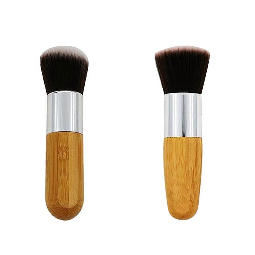 Foundation And Concealer Brush Design Durable Reusable Beauty Brush 2Pcs