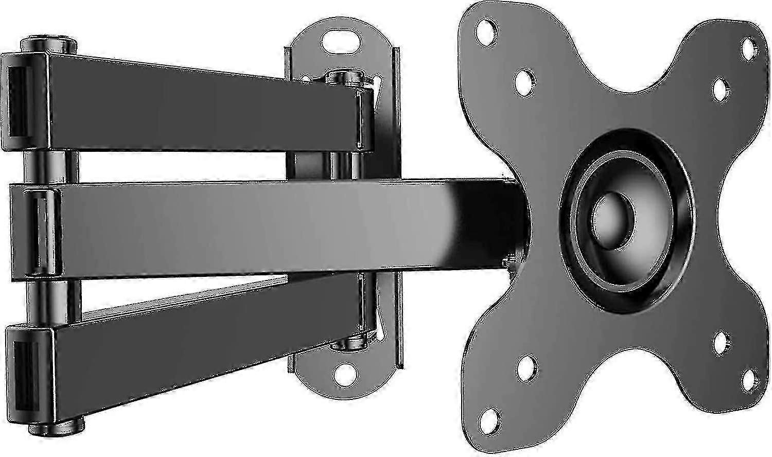 حامل حائط للتلفزيون يميل ويمتد ، حامل حائط للتلفزيون بالحركة الكاملة لمعظم أجهزة التلفزيون المنحنية المسطحة مقاس 13-30 بوصة ، يحمل ما يصل إلى 10 كجم ، Vesa 100x10 SZRH AW