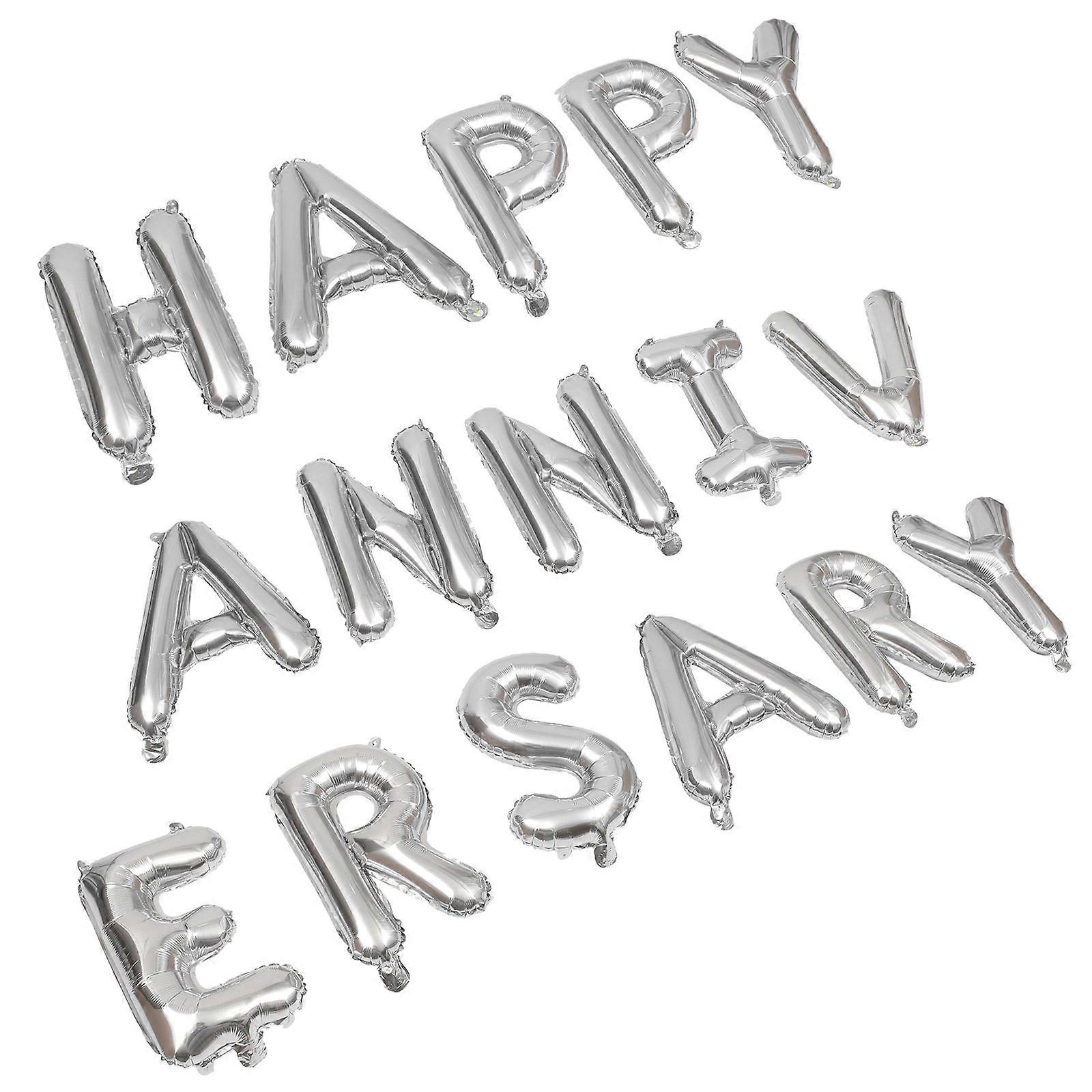 1 Set Happy Anniversary Party Balloon Decor