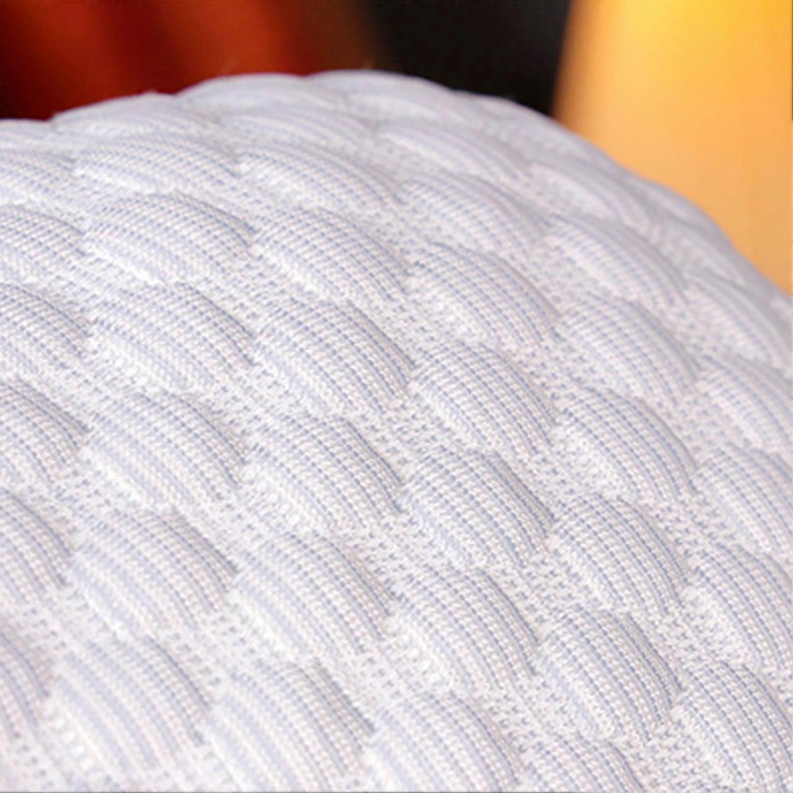 Desk Pillow Cartoon Style Breathable Double Sided Rattan Mat Soft Cotton Nap Sleeping Pillow for Office Family Bedroom Bunny