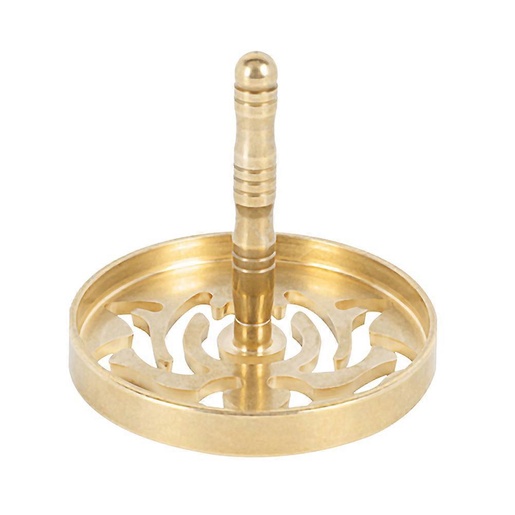 Golden Copper Incense Press for Making Coil Burner Utensils in Living Room Decoration 1 Piece