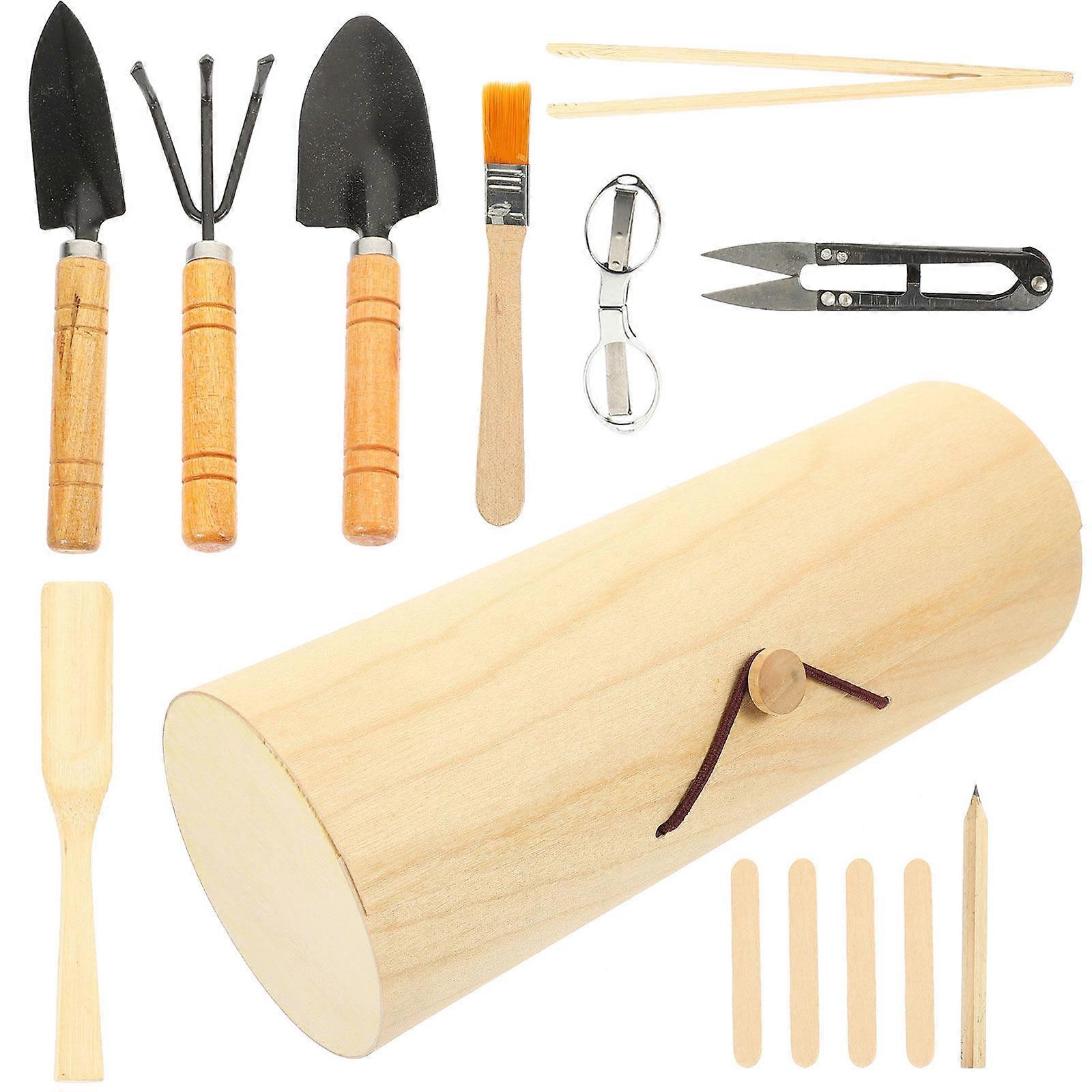 Mini Garden Tools Set with Synthetic Material for Plant Use Assorted Color Comfortable Handle
