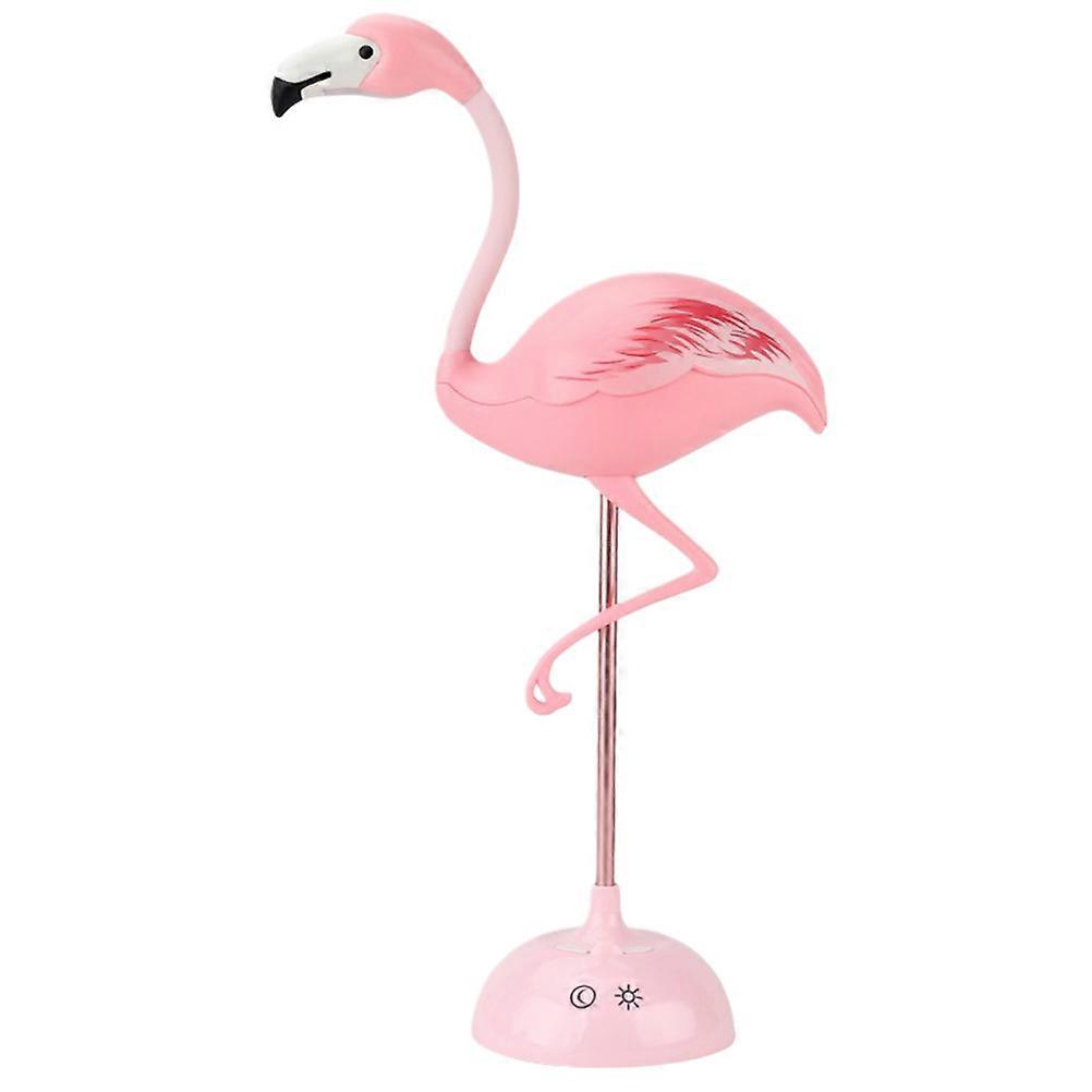 Portable Lamp Flamingo Shape Pink 38.00X20.00X9.40cm Touch Control Bedside Lamp 1Pc
