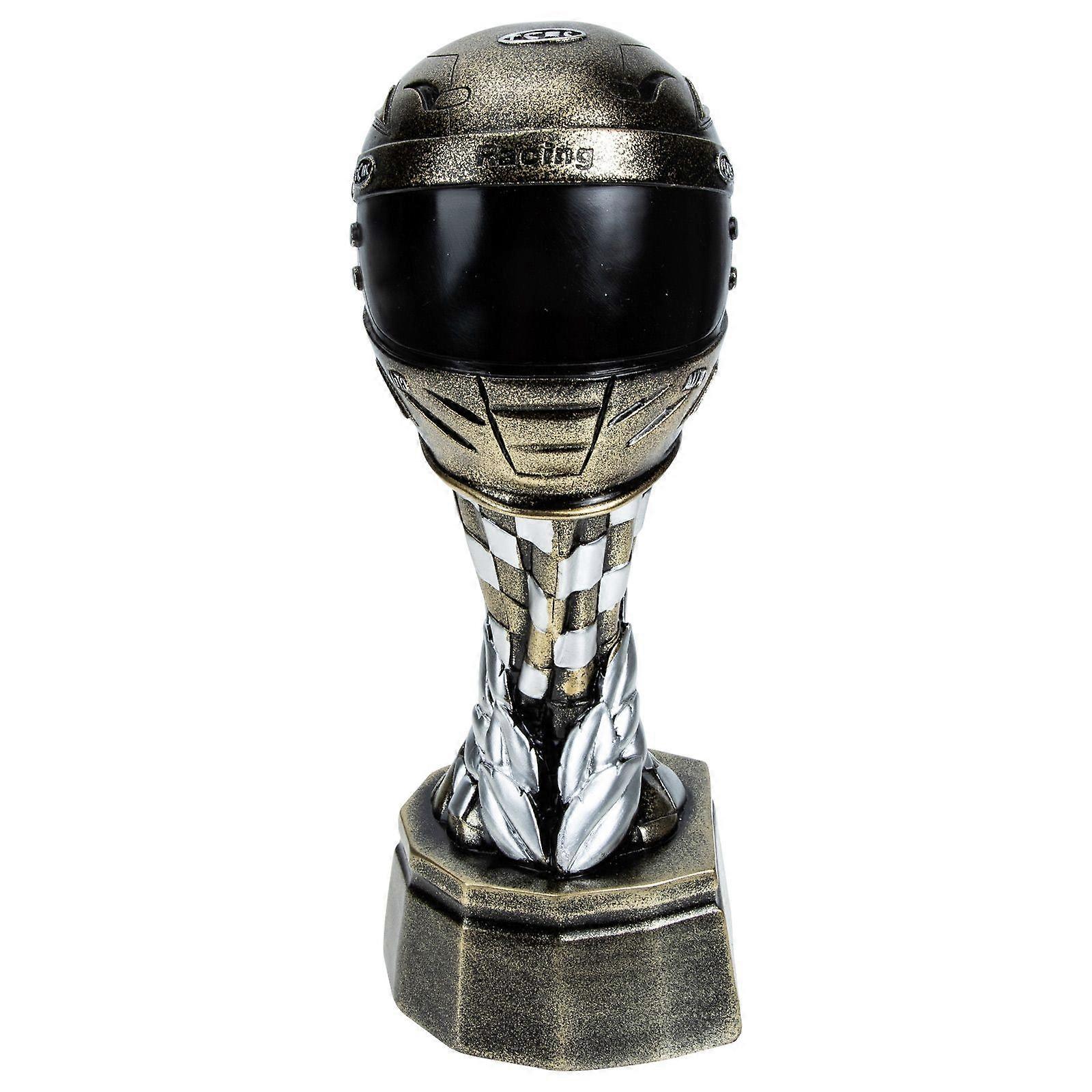 Award Trophy Model for Motorcycle Race Creative Resin Helmet Shaped Trophy