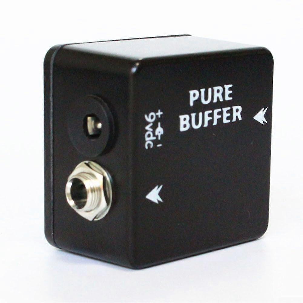 Pure Buffer Guitar Bass Effects Pedal 9V DC Powered Buffer Pedal For Guitar And Bass Compact 11.5 x 6.5 x 6 cm