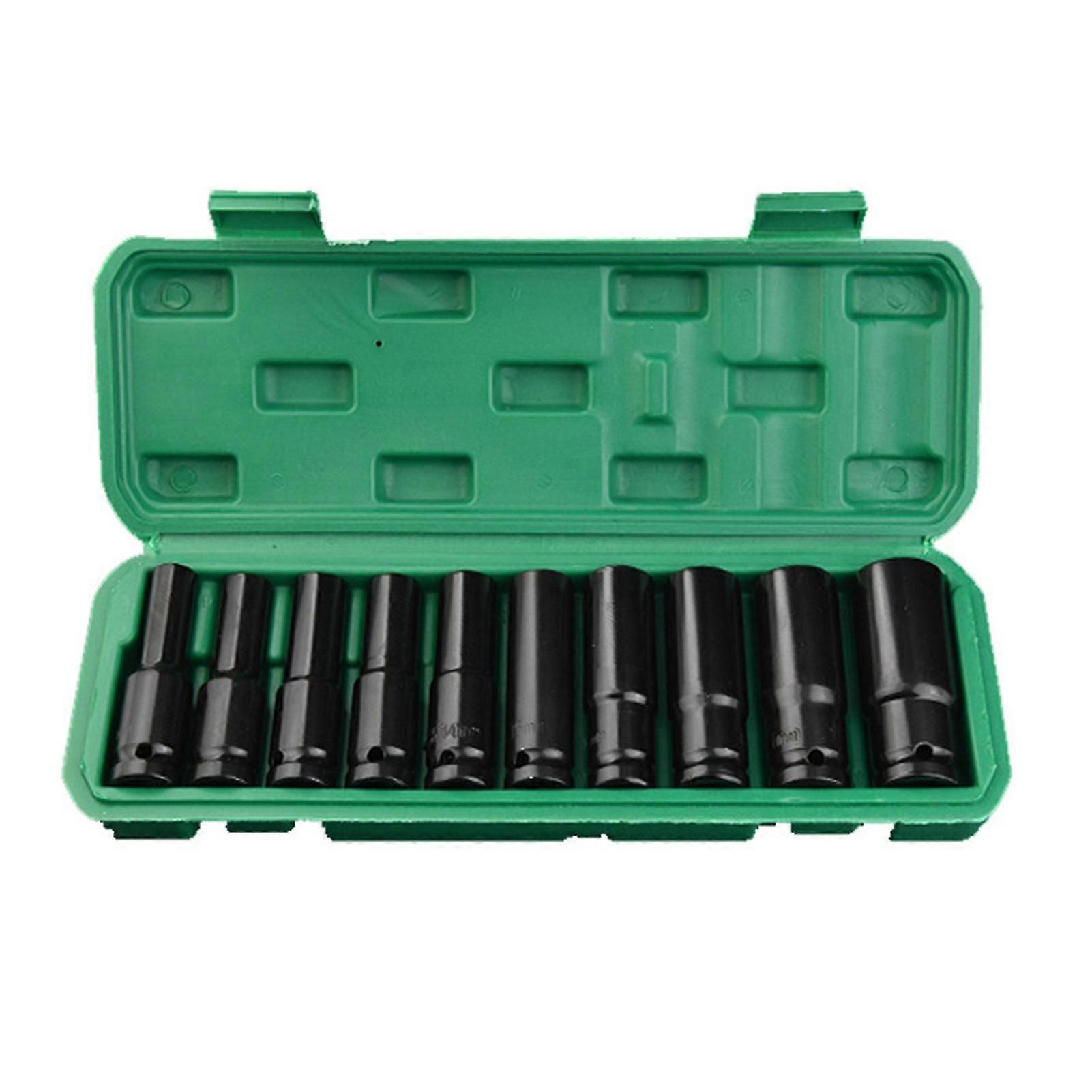 10pcs 1/2 Drive Impact Socket Set Professional Socket Wrench Set for Diy Projects
