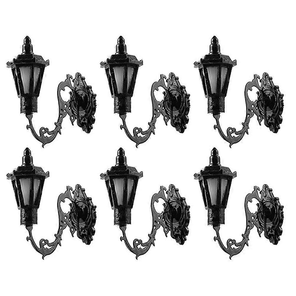 Micro Landscaping Lamp Model Adornment For Interior Decoration Miniature 6Pcs