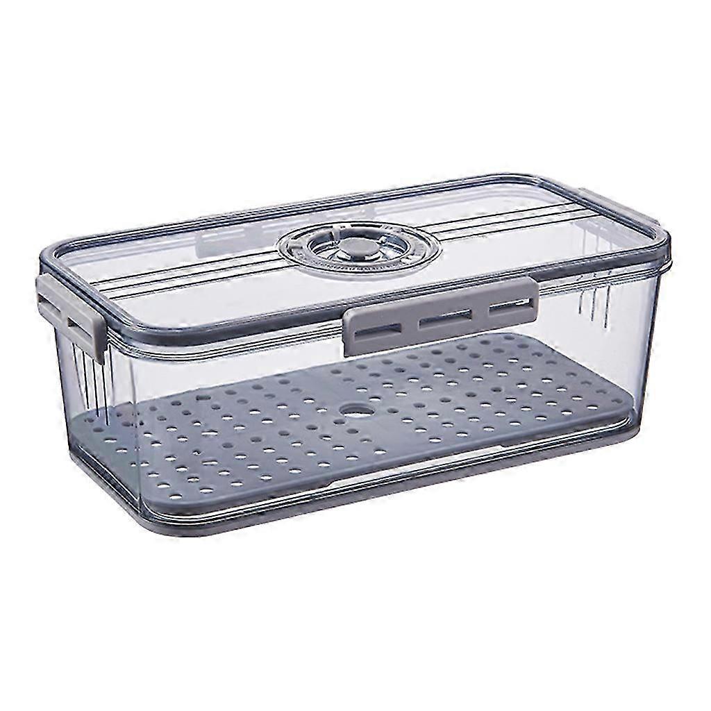 Food Storage Containers Food Prep Containers Storage Box Gray 33.5x22.5x15.3