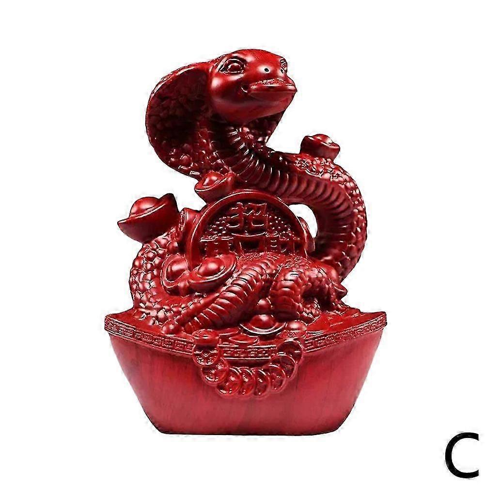 2025 Snake Statue Small Chinese Feng Shui Snake Figurines 2025 Year of The Snake