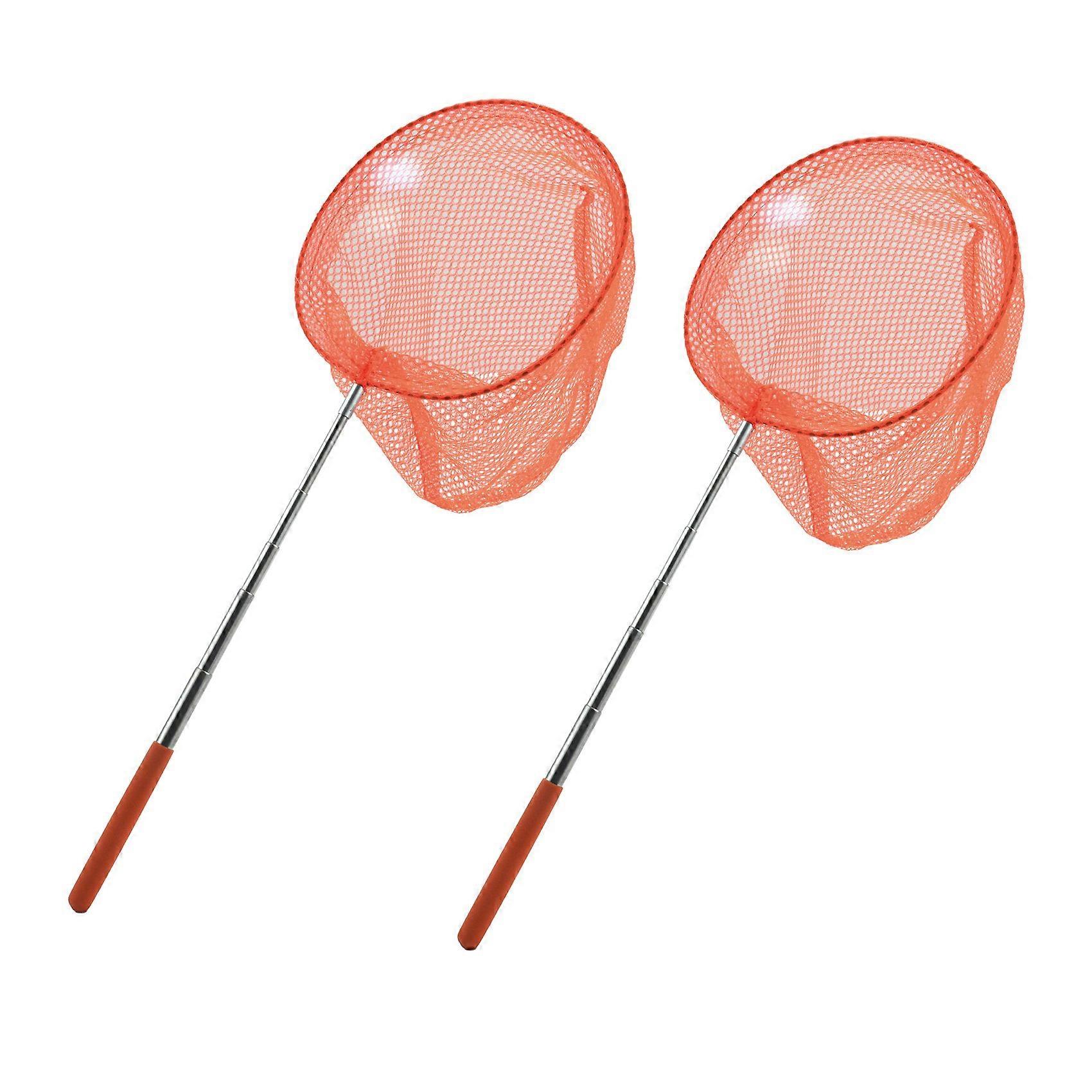Outdoor Catching Catching Butterfly Net Fishing Net Bag Stainless Steel Telescopic Fishing Net Tool
