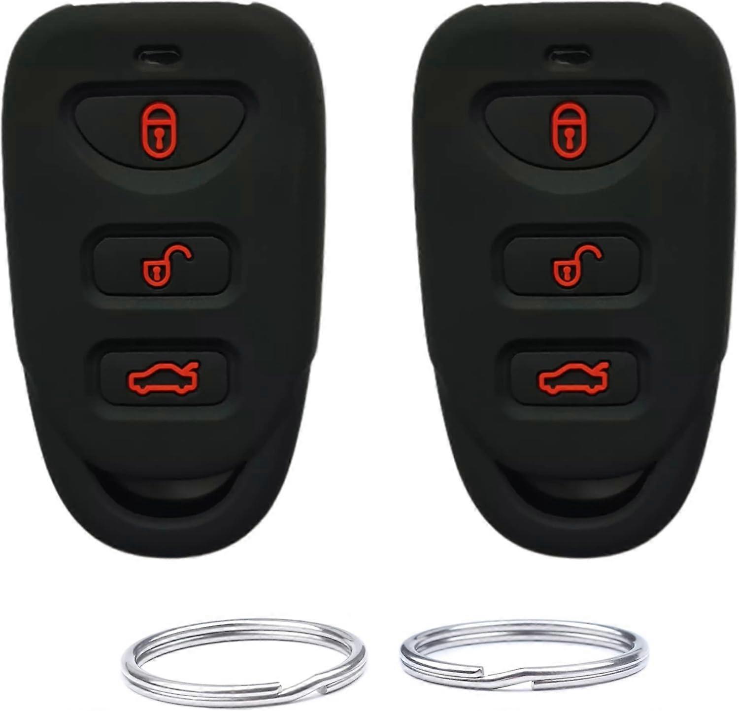 Silicone Smart Remote Key fob Cover case Compatible with Hyundai Accent Elantra