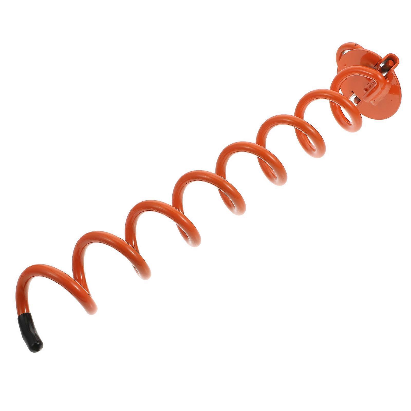 Metal Ground Stakes Yard Stake For Wind And Rain Resistance Outdoor Stabilization 43X7CM Orange 1Pack
