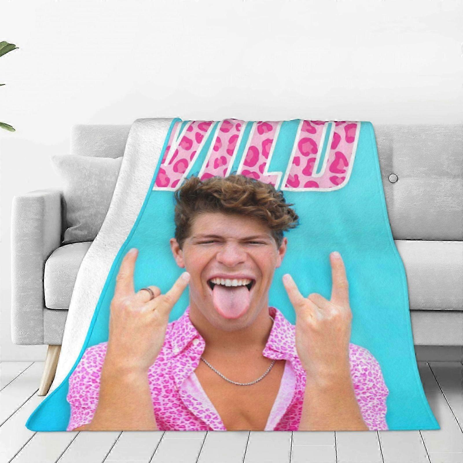 2025 Ben Azelart Stay Wild Ultra-Soft Micro Fleece Blanket Throw All Season Fuzzy Lightweight Throw Blankets For Office Compa-SYS205