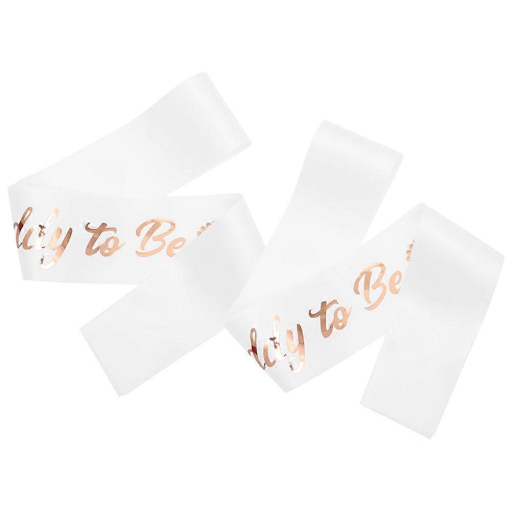 2pcs Daddy Sash for Shower Decorations – Comfortable, Party Supply for Expectant Celebrations, Elegant Design