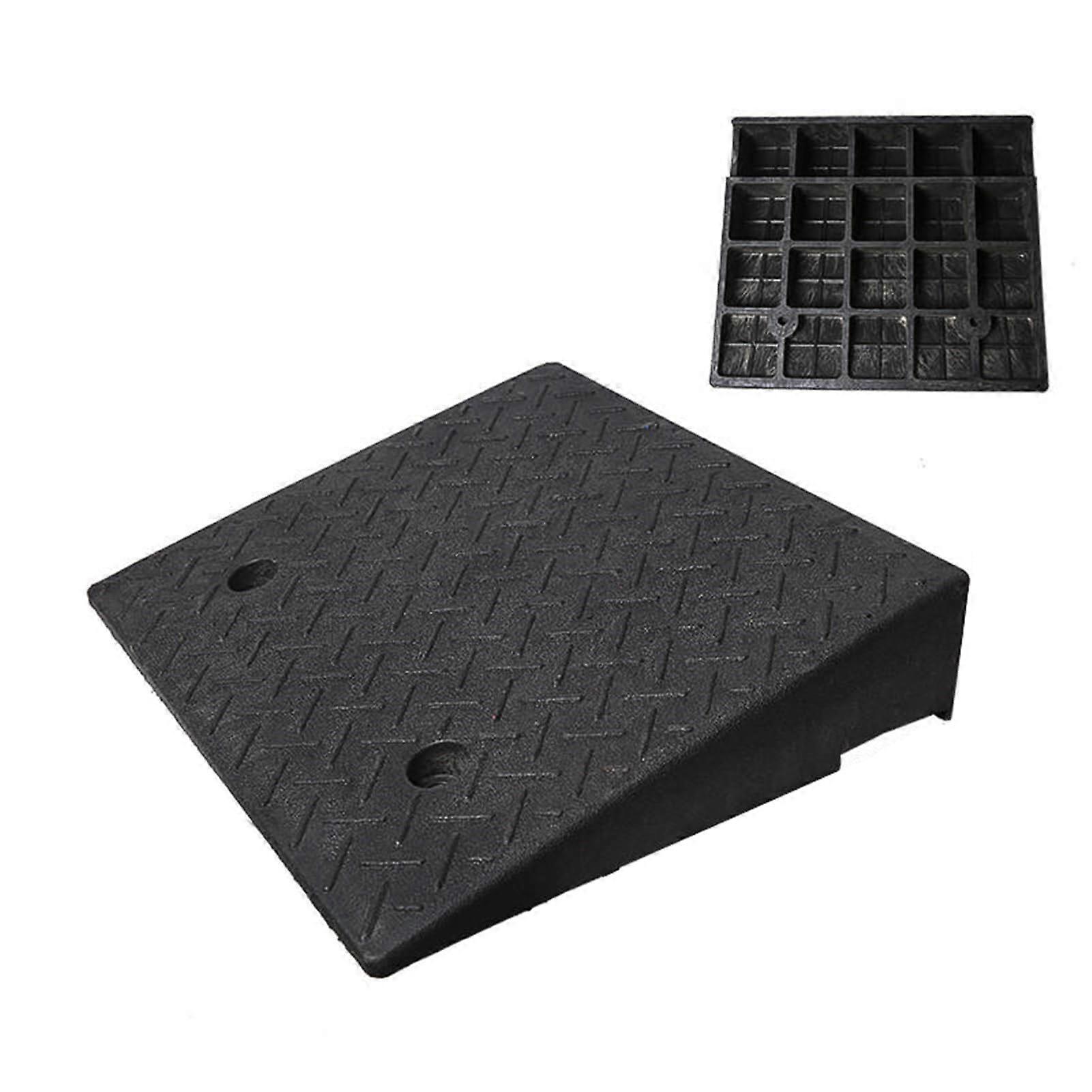 Heavy Duty Portable Rubber Curb Ramp for Driveway, Threshold Ramp, Loading Ramp, Sidewalk, Car, Scooter, Bike, Motorcycle