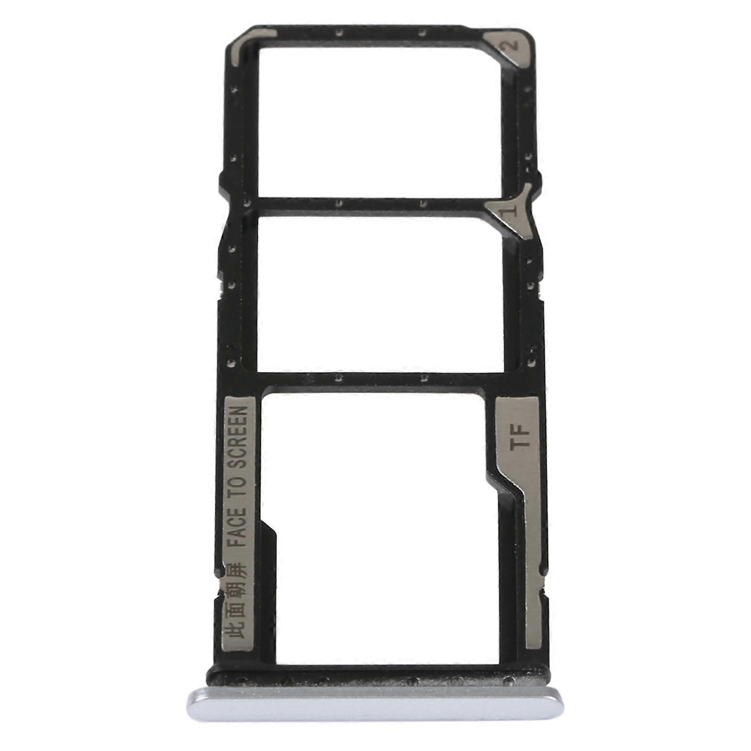 For Xiaomi Redmi 10A SIM Card Tray + Micro SD Card Tray