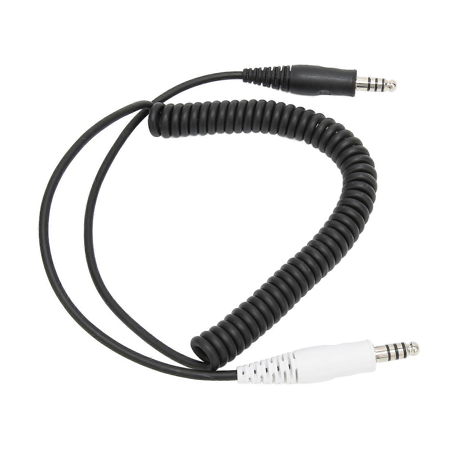 Helmet Kit Stretch Resistant Easy to Use Helmet Cord Adapter for IMSA Aviation Airplanes