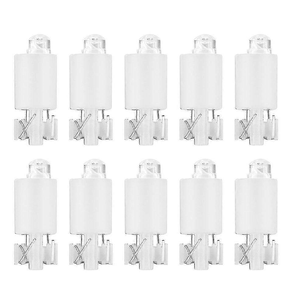 10PCS White LED Light Arcade Game Button Switch Lamp Accessories - Perfect for DIY Gaming Projects & Upgrades