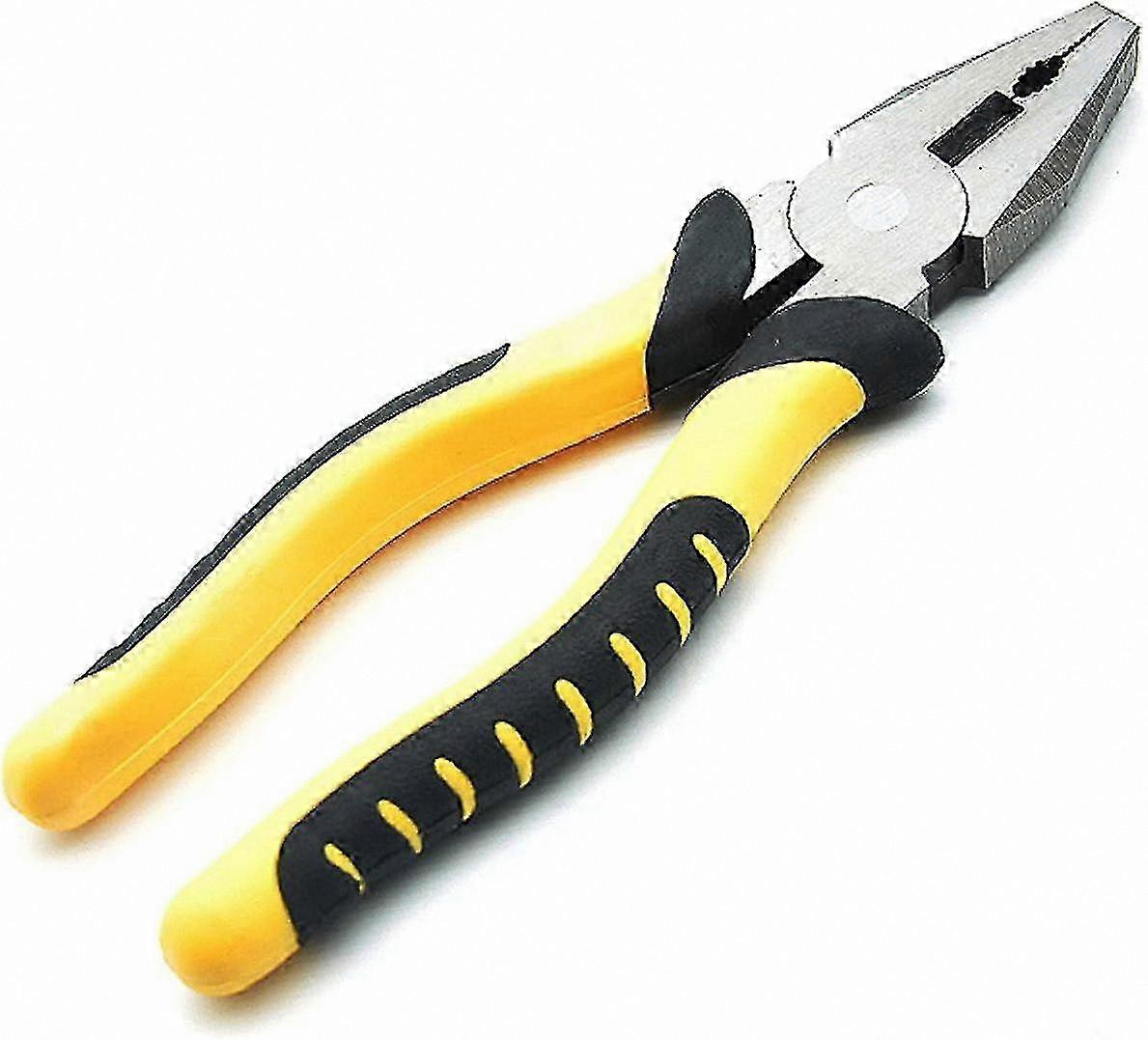 8" Soft Grip Combination Pliers - 200mm Multi-Function Tool for Gripping and Cutting