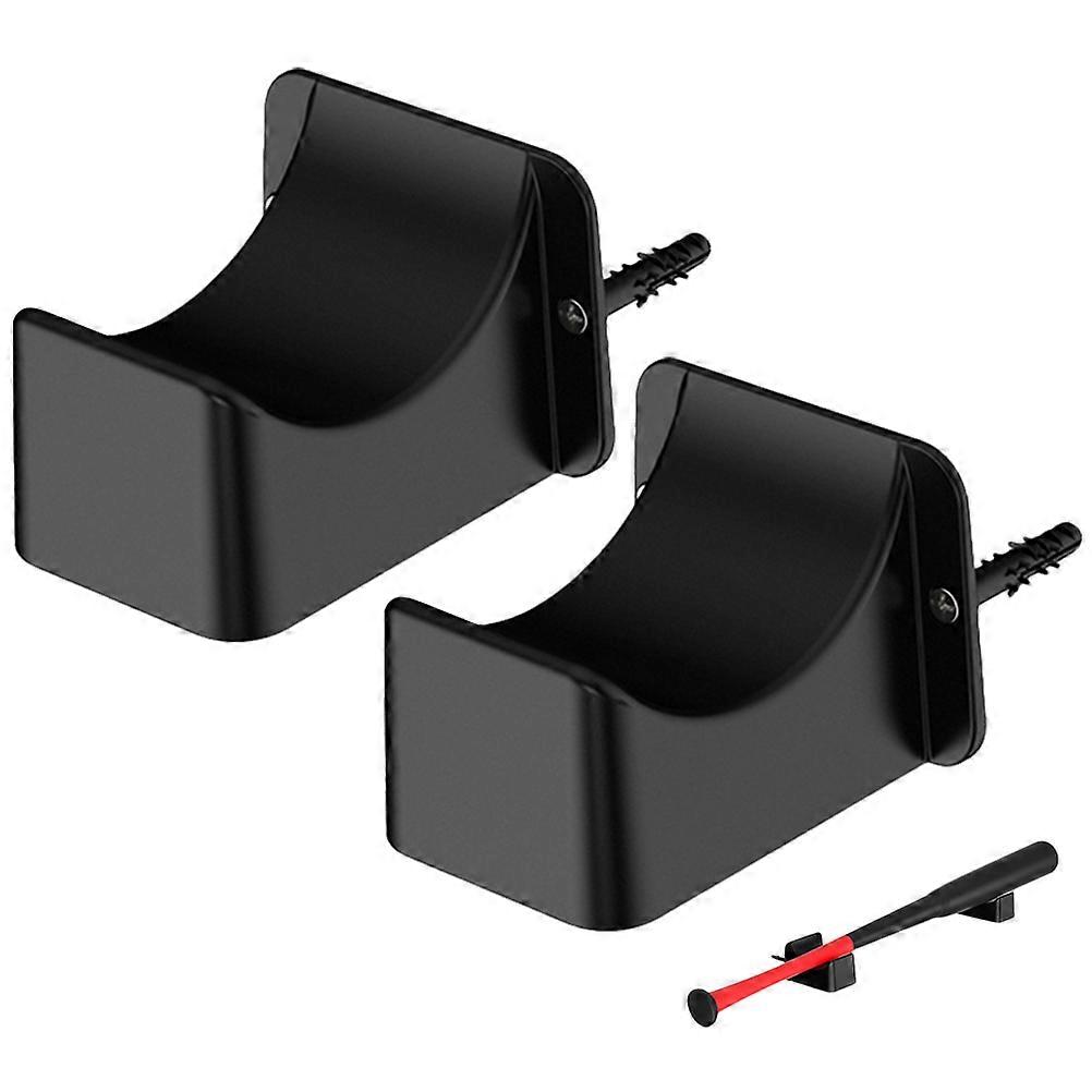 Wall Mountable Sword Display Stand in Black ABS Material for Storage Use with Strong LoadBearing Capacity 1 Pair