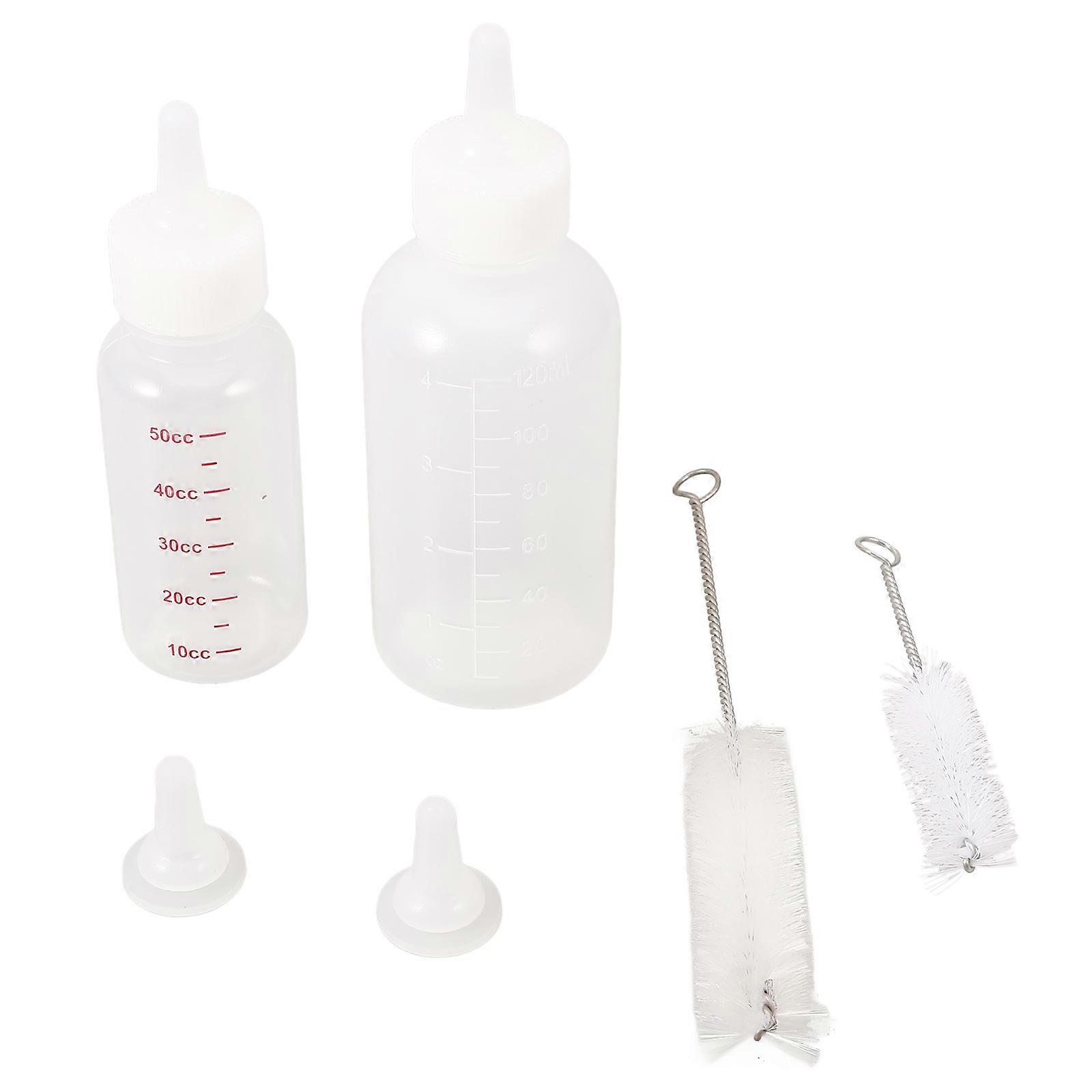Pet Nursing Bottle Reusable Kit for Kittens, Puppies, Hamsters, and Rabbits – Safe, Easy to Clean Milk Feeding Bottle for Newborn Pets