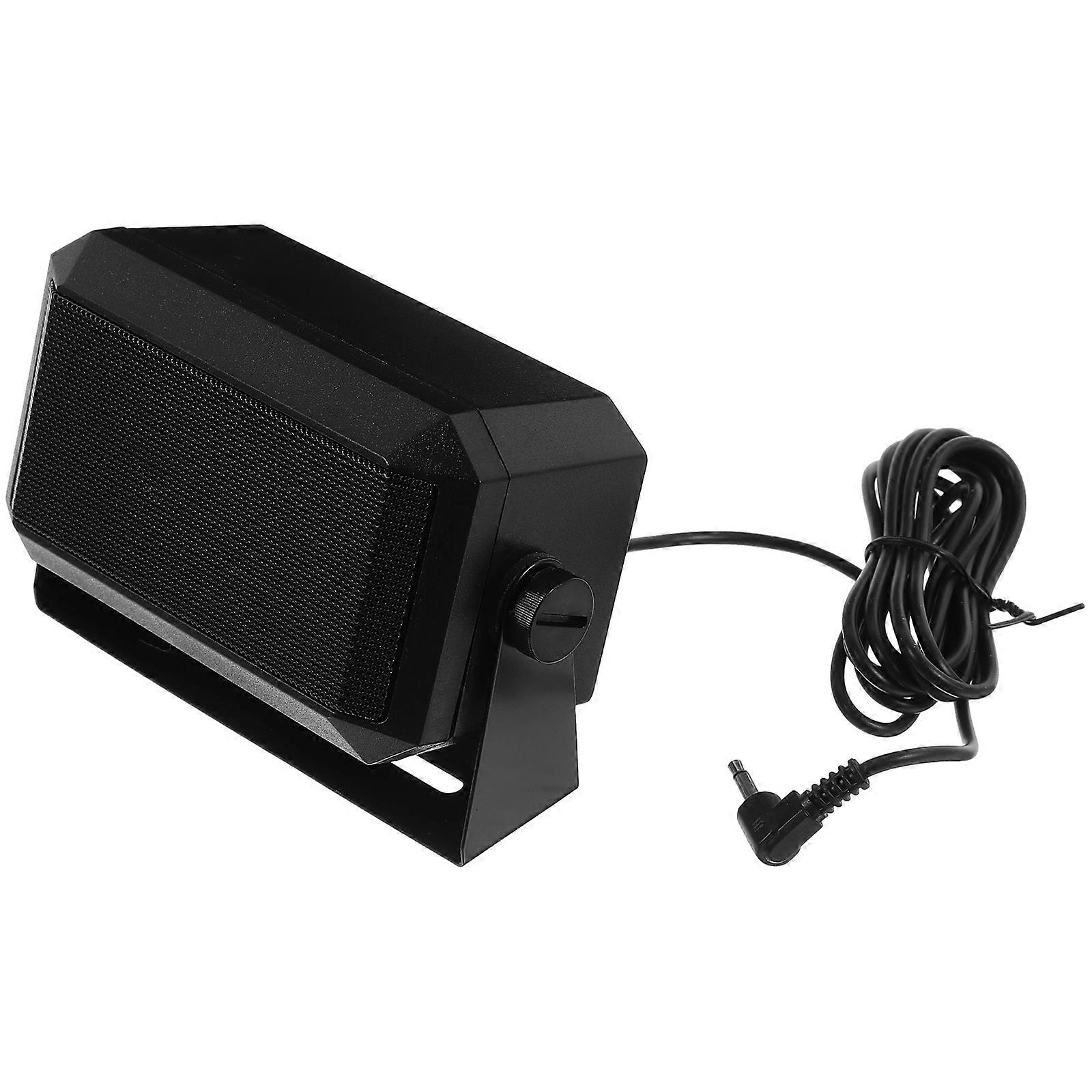 Car Radio Extension Speaker Black Compact Speaker For Clear Communication Driving 1Pack