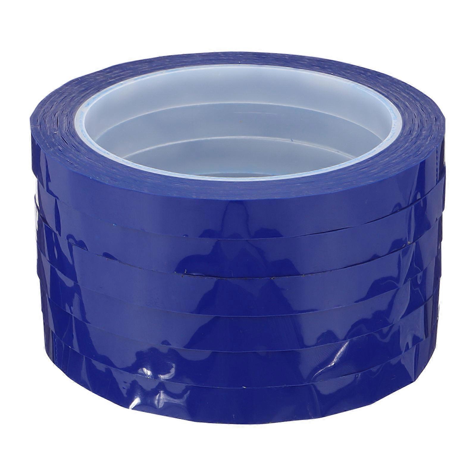 Blue PET High Temperature Resistance Repair Tape for Motor and Whiteboard Use 6 Rolls
