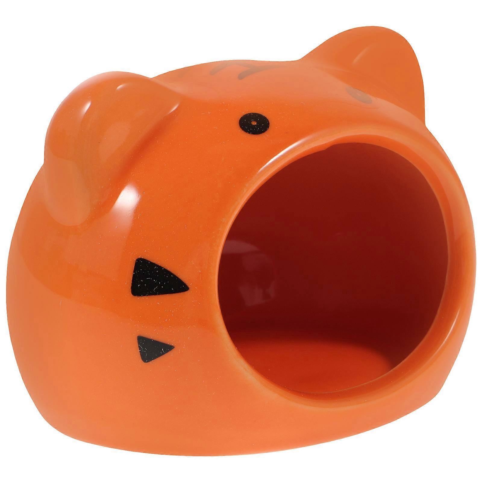 Small Pet Nest Hamster House Featuring A Cartoon Shape Made From Natural Easy Washing 1Set