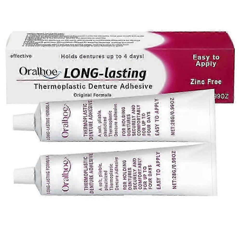 1/3/5Pcs Cushion Grip Thermoplastic Denture Adhesive, Refits and Tightens Loose Upper and Lower Dentures and Partials | Non-Glue Adhesive