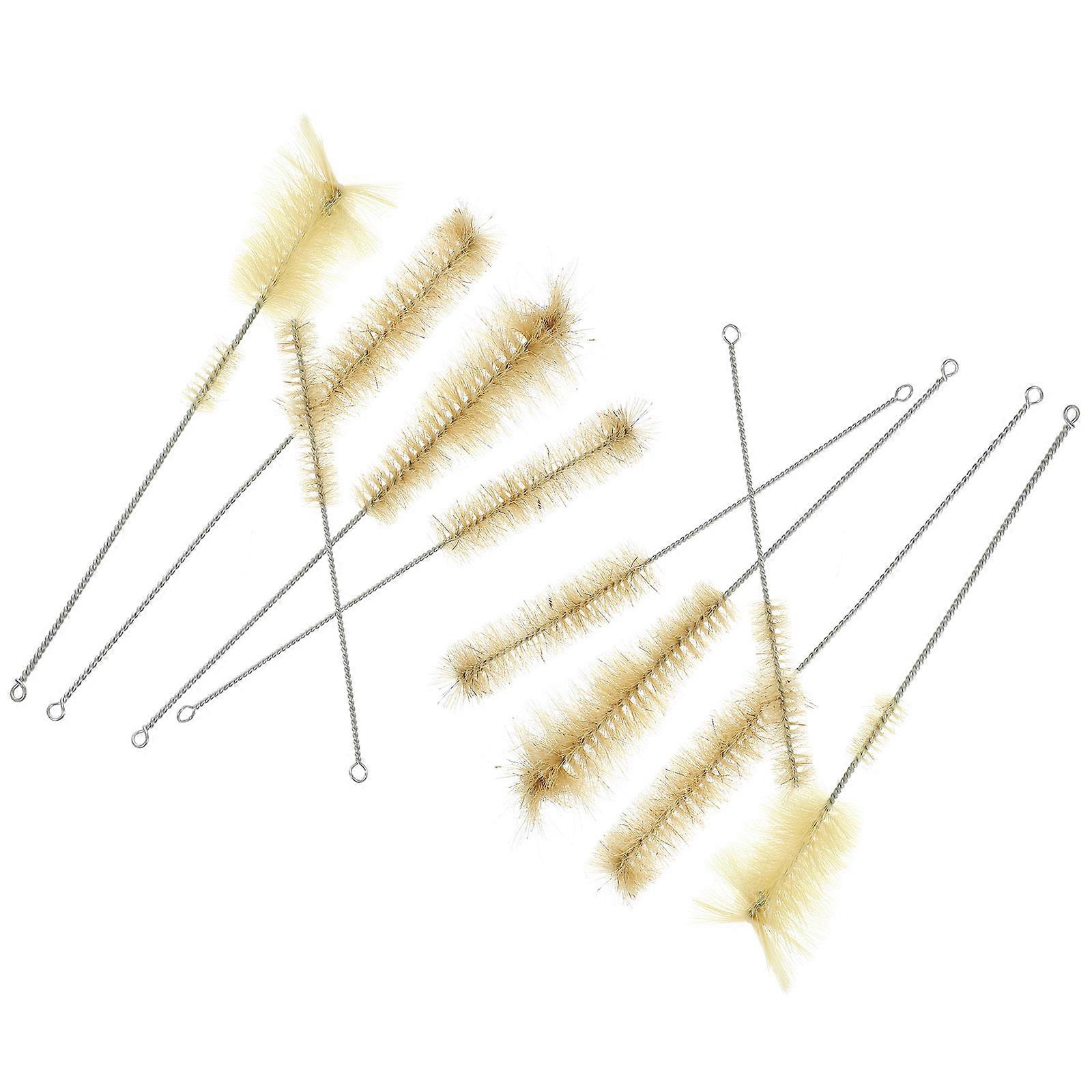 Nylon and Metal Bottle Cleaning Brush with Long Handle for Thorough Cleaning of Test Tubes Flasks and Bottles