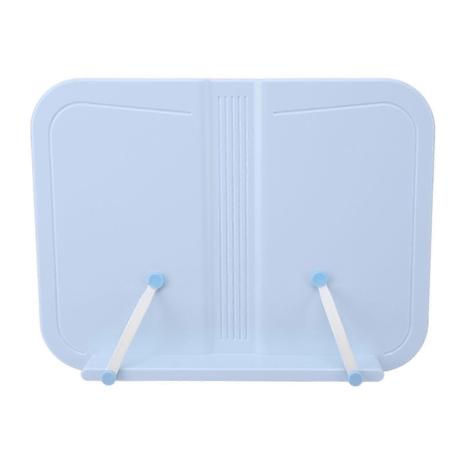 Book Holder Adjustable Reading Stand Children Reading Book Display Stand Textbook Cookbook Stand Blue Basic Version