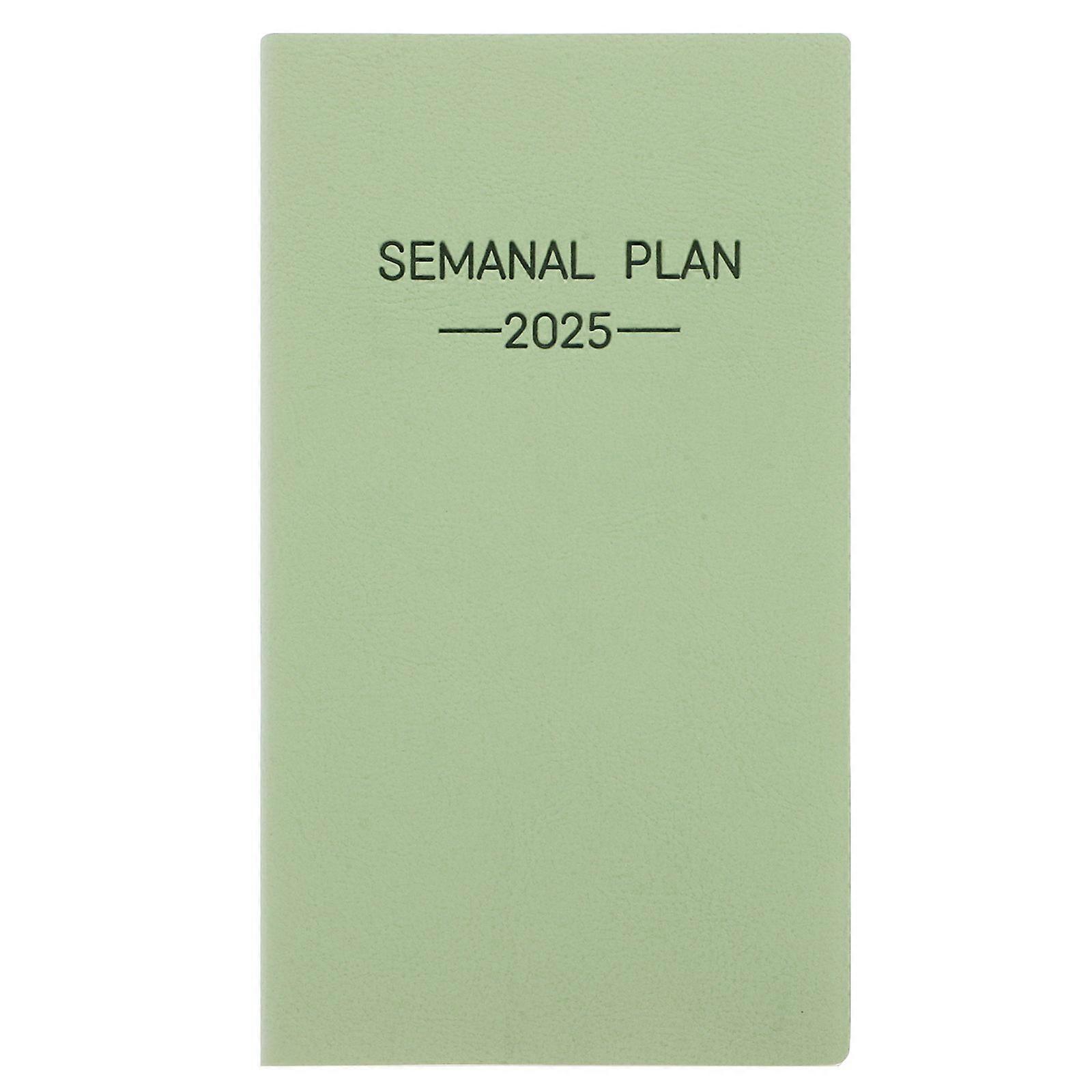 Weekly Schedule Pad Weekly Calendar Planner Convenient Planner Notebook Note Supply Office Writing Notebook   Spanish Pocket Planner