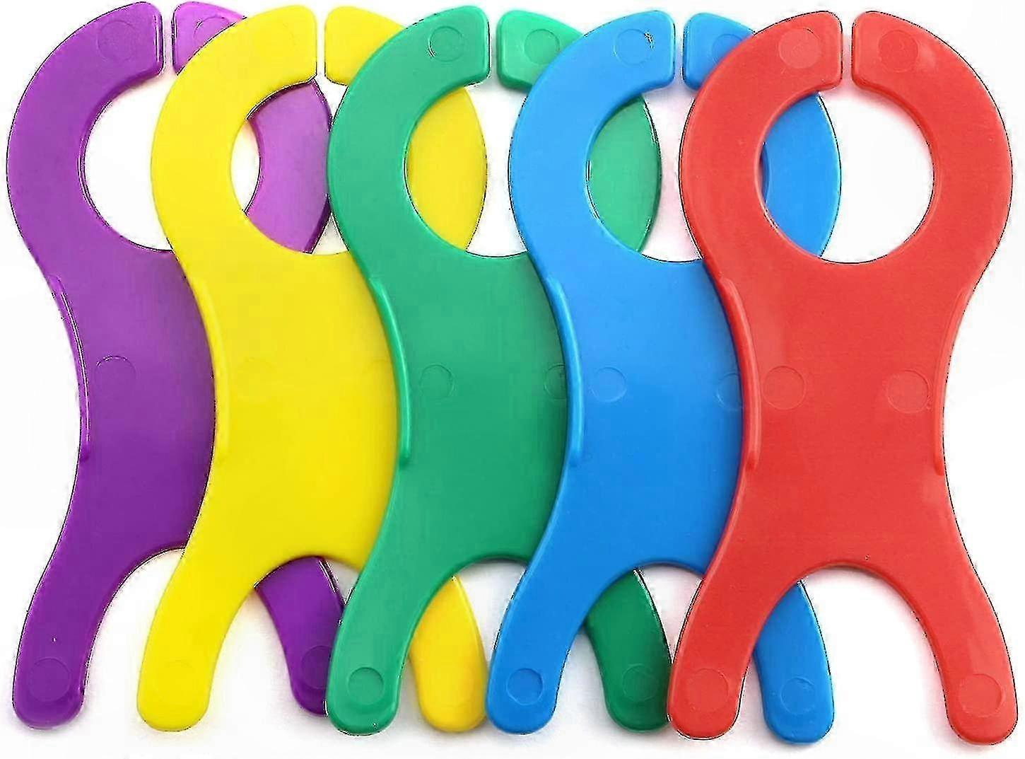 Mixed Color Plastic Bobbins for Knitting and Sewing Projects 10pcs