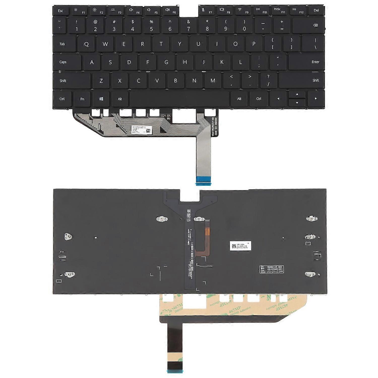 US Backlit Keyboard for Huawei Matebook X 2020 EUL-W19P For Huawei Matebook X 2020