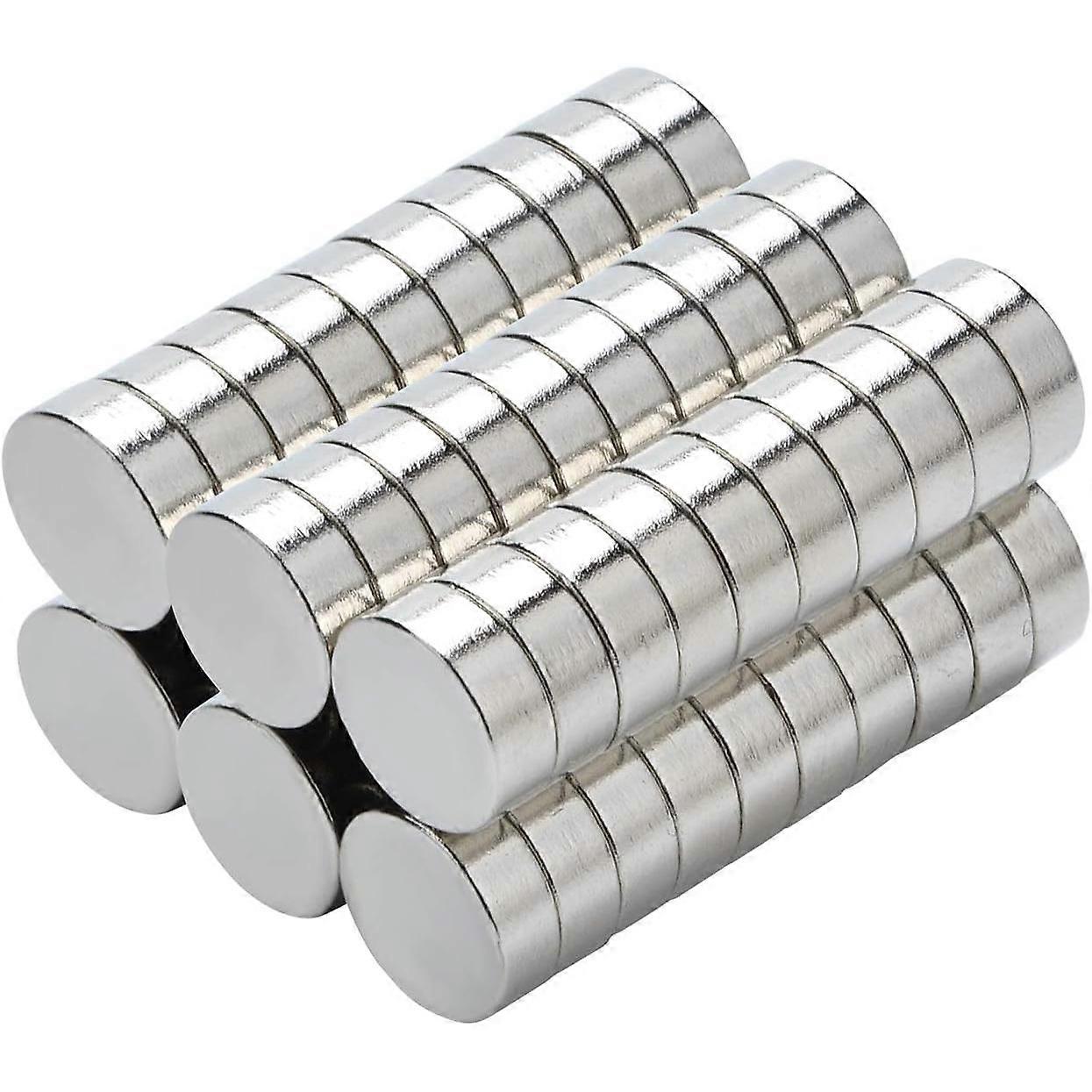 Set of 50 extremely strong 8 x 3 mm mini magnets, ideal for various craft projects