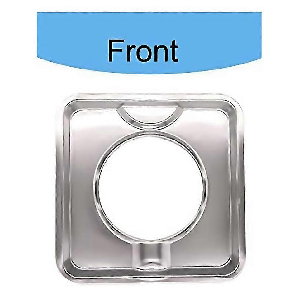 For sgp400 4 pack chrome square gas range pan directly replaces Silver