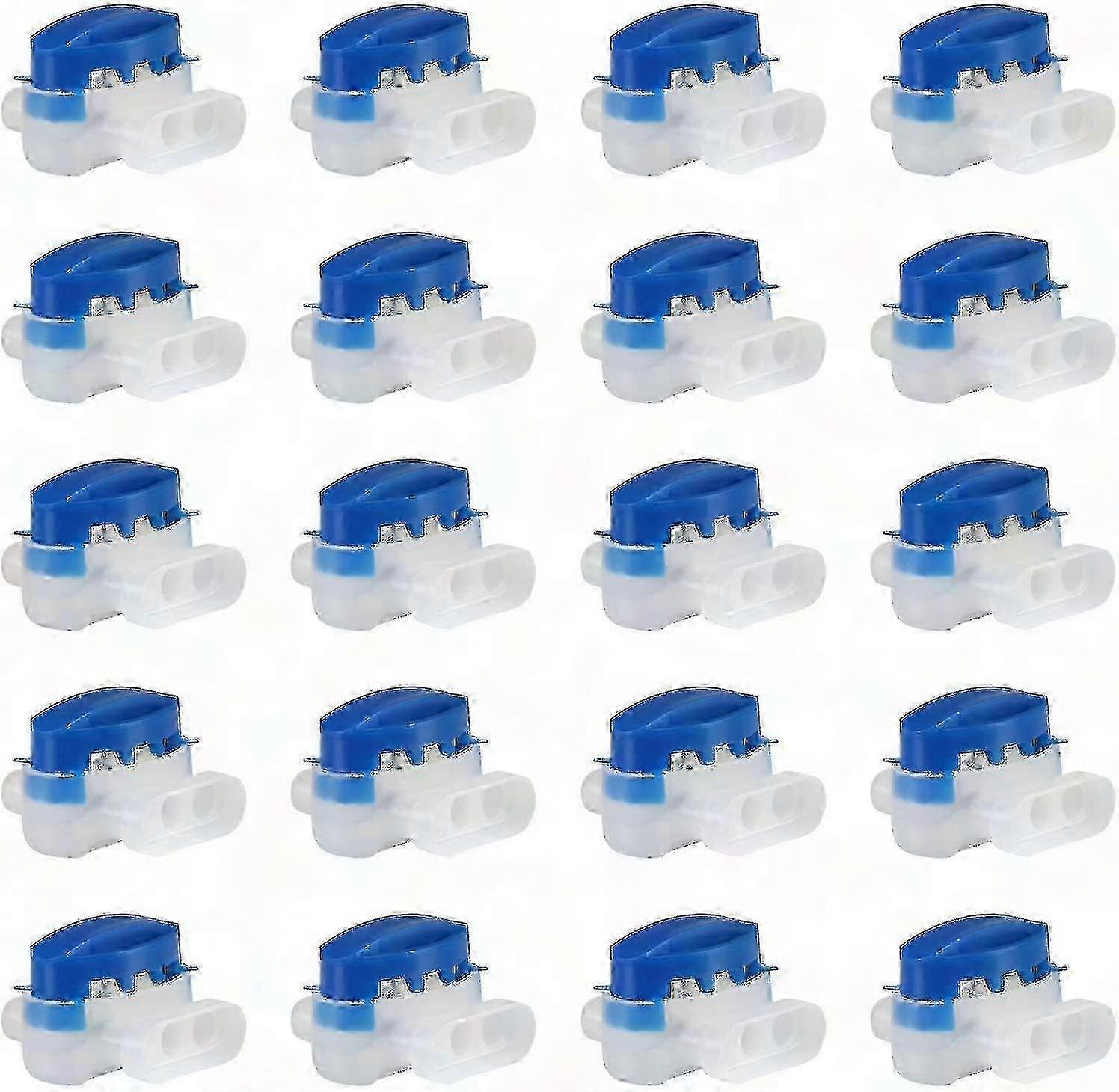 20-Pack Resin-Filled Connectors for Robotic Lawn Mowers and Automower Cables hwy