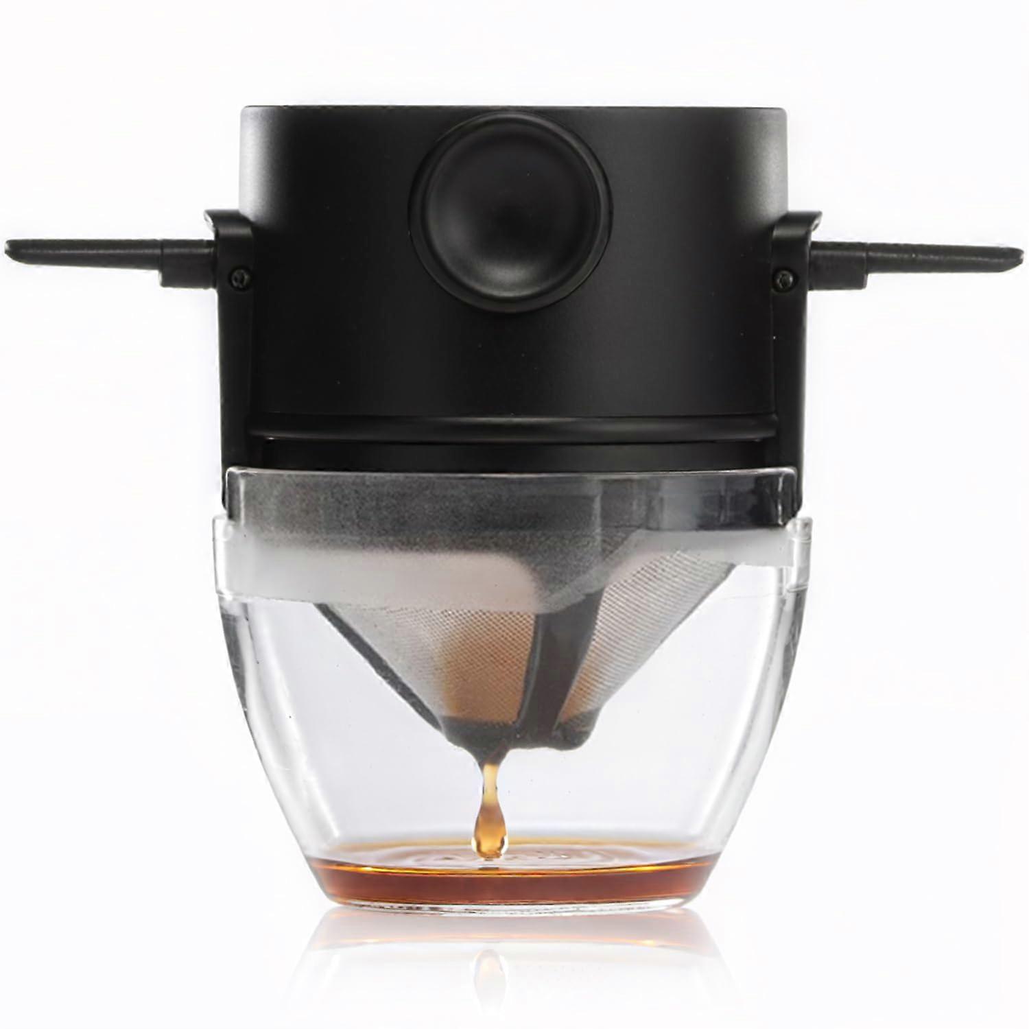 Portable Folding Coffee Filter Cup Folding HandMade Coffee Filter Cup Brewing Stainless Steel Filter