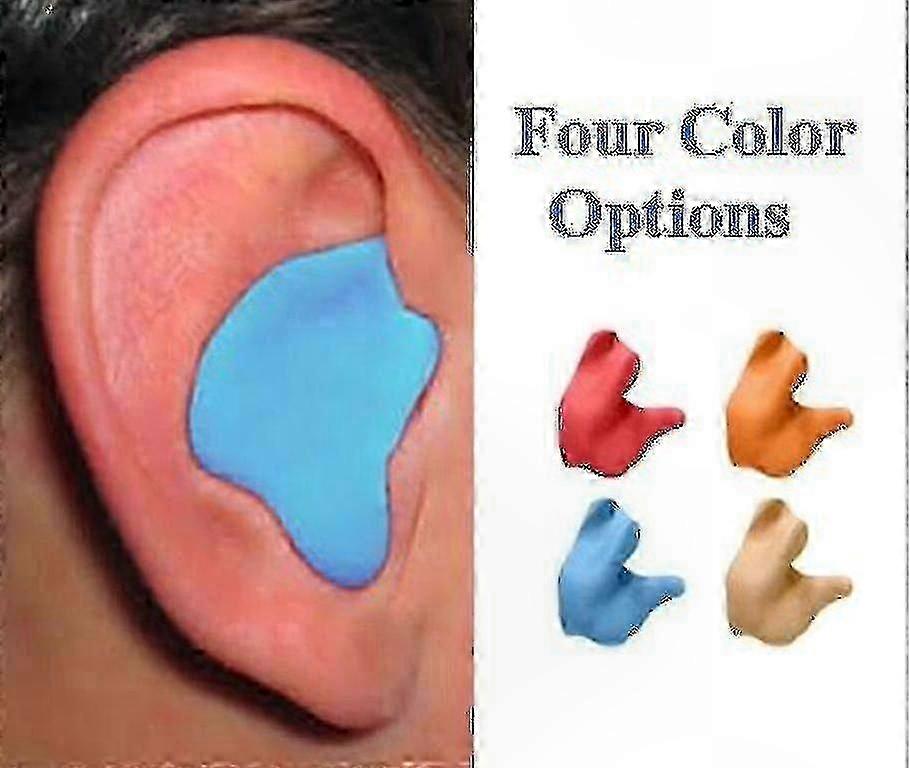 Molded Earplugs with 4 Options - NRR 26 Decibel Protection, Noise Reduction for Work or Sleep