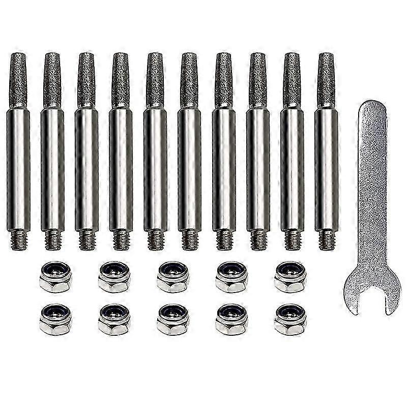 Chainsaw Sharpener for Saw Chain Sharpener, Chainsaw Sharpening Accessory Set for Chainsaws and Grinding 4Mm