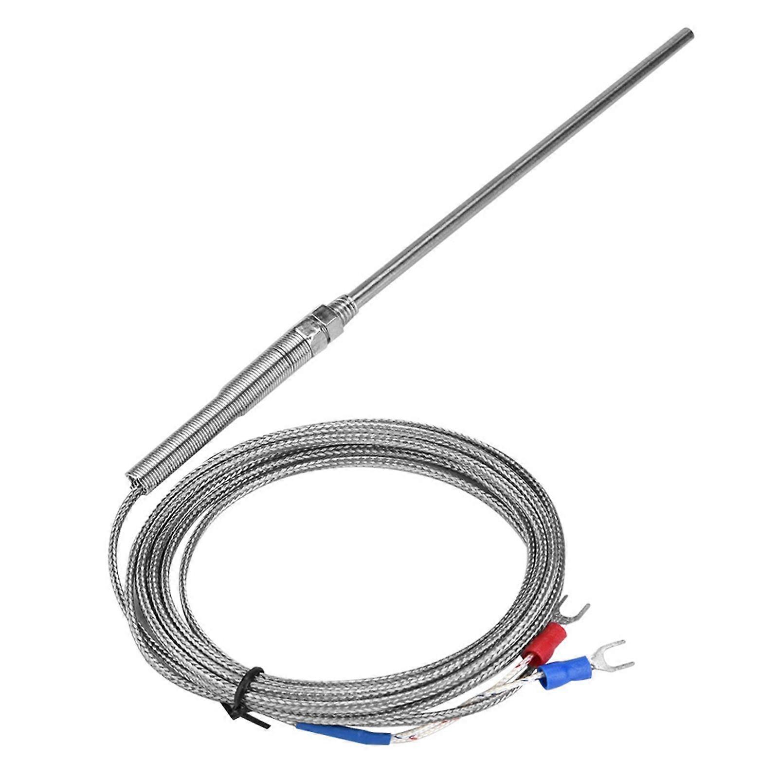 M8 Thread Type K Thermocouple 150mm Probe Temperature Sensor Wire 0-400 (3 m)