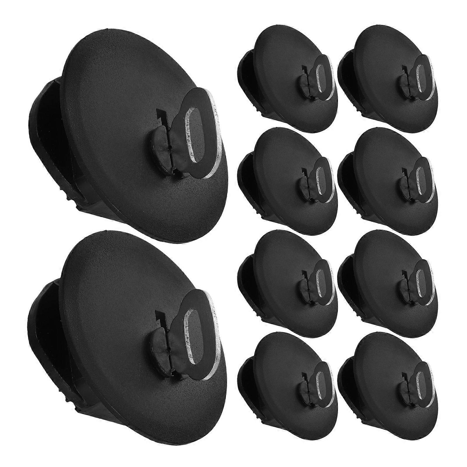 10pcs Piggy Bank Plug Piggy Bank Stopper With Key Plastic Saving Box Plug Round Piggy Bank Stopper Covers Money Saving Box Plug For Coin Bank