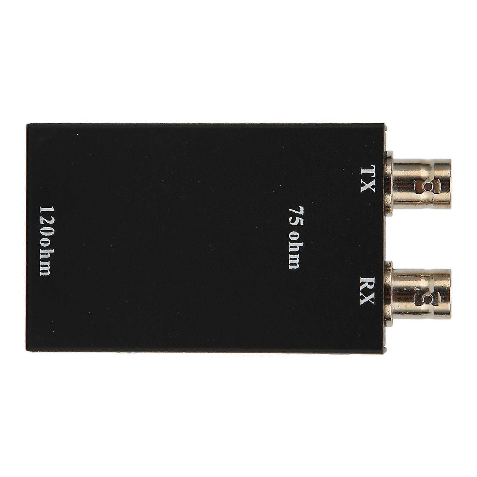 75 Ohm BNC auf 12 Ohm RJ45 Ethernet-Adapter Wärmeableitung G.703 nced auf Unnced Konverter