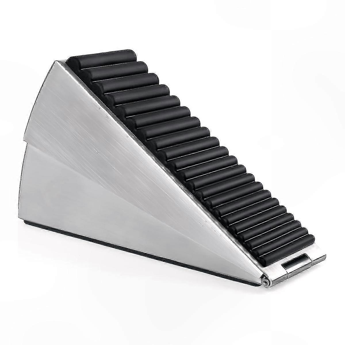 Durable Adjustable Door Stop Wedge for Tall Doors with Spring Loaded Mechanism